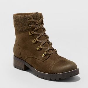 Danica olive lace up hiking boots Sold Out 2018!